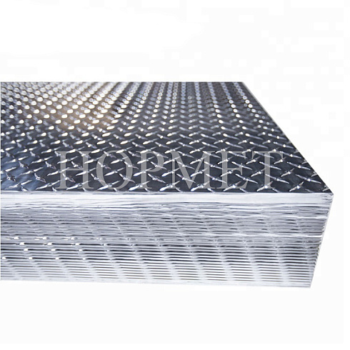 Лист алюминиевый 4х1500х3000 EU, рифление квинтет, марка АМГ2Н2 Р в Мурманске цена